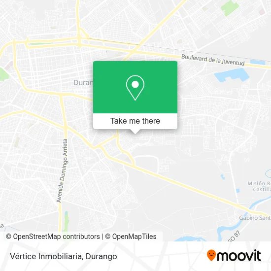 Vértice Inmobiliaria map