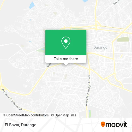 El Bazar map