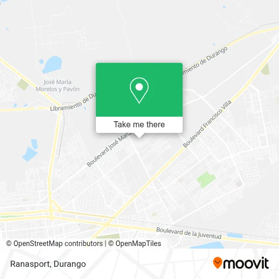 Ranasport map