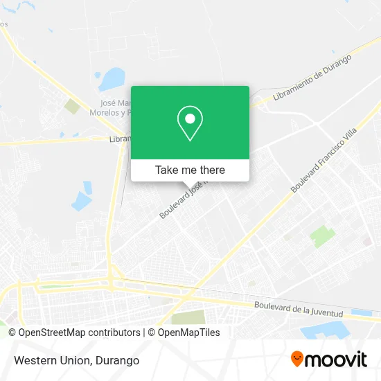 Western Union map