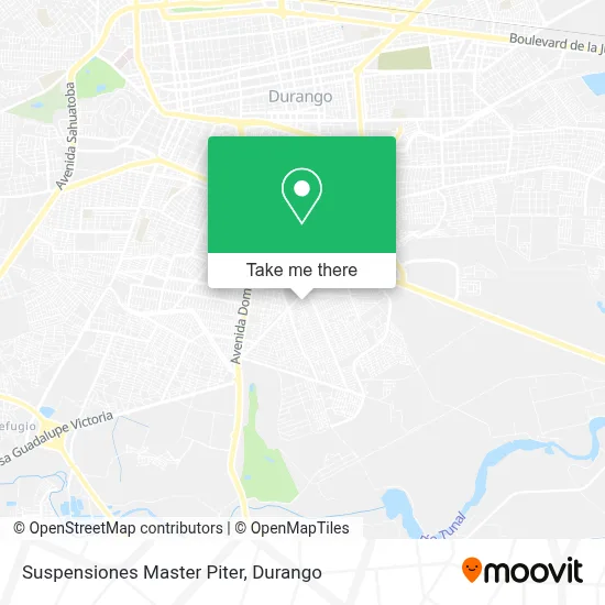 Suspensiones Master Piter map