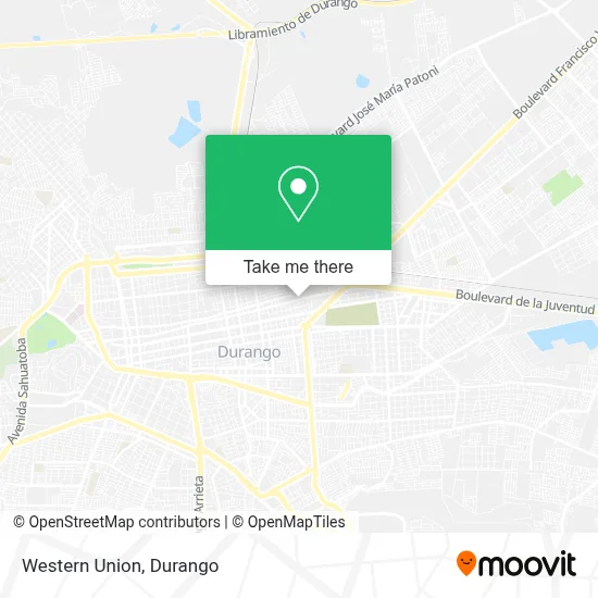 Western Union map