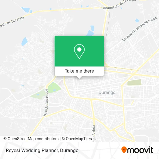 Reyesi Wedding Planner map