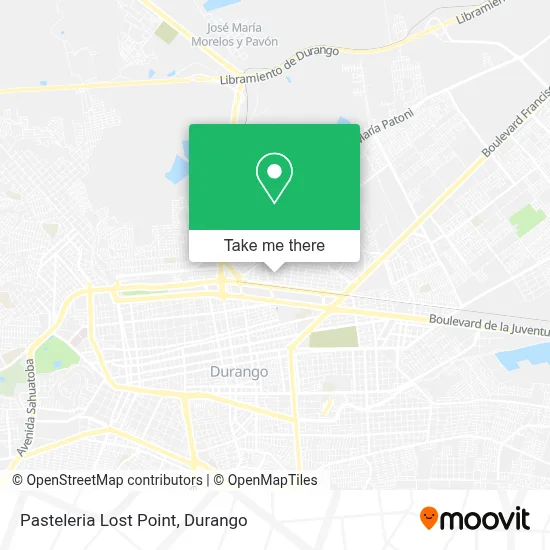 Pasteleria Lost Point map