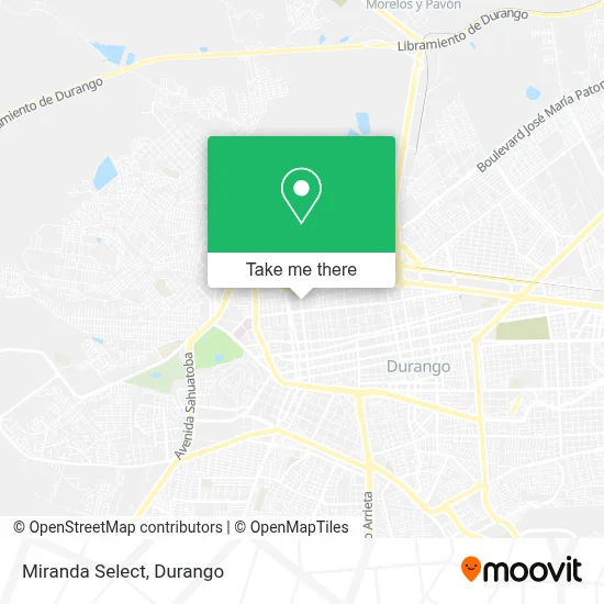 Miranda Select map