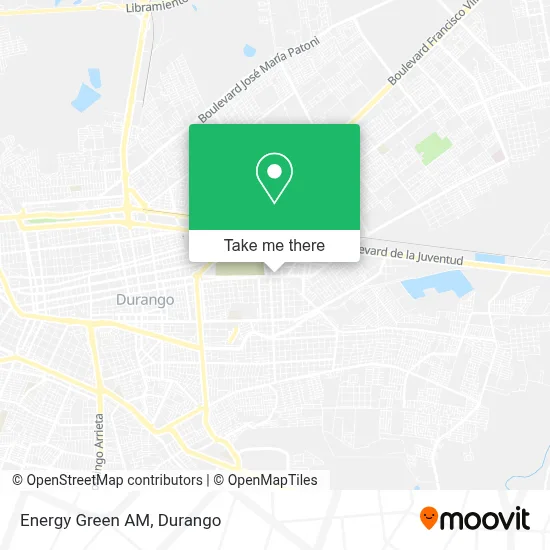 Energy Green AM map