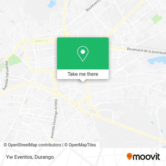 Yw Eventos map