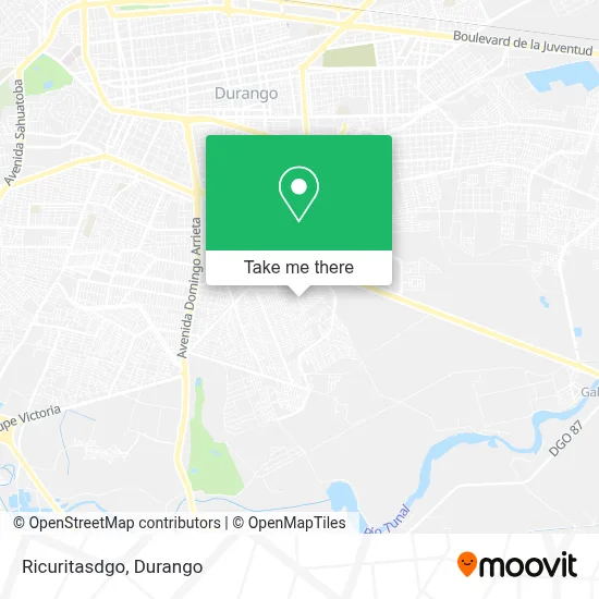 Ricuritasdgo map