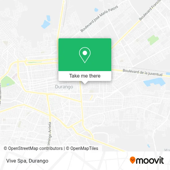 Vive Spa map