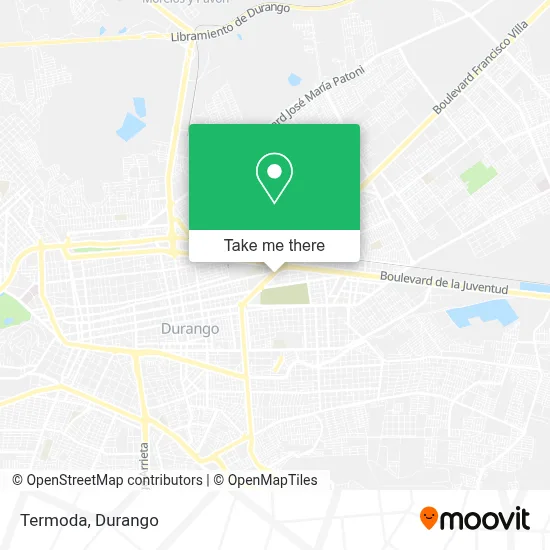 Termoda map