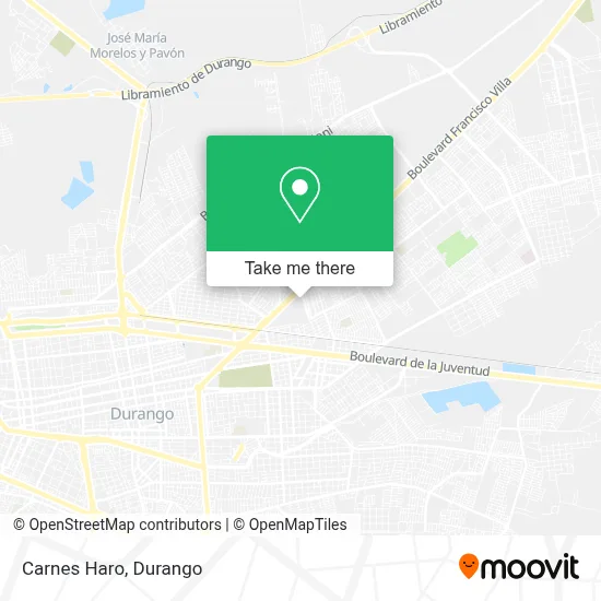 Carnes Haro map