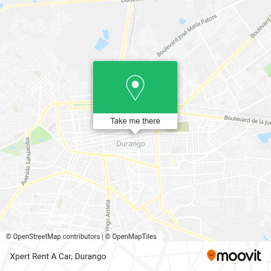 Xpert Rent A Car map