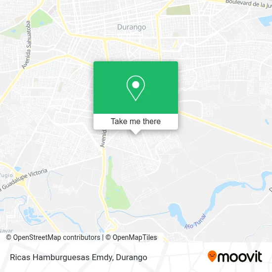 Ricas Hamburguesas Emdy map
