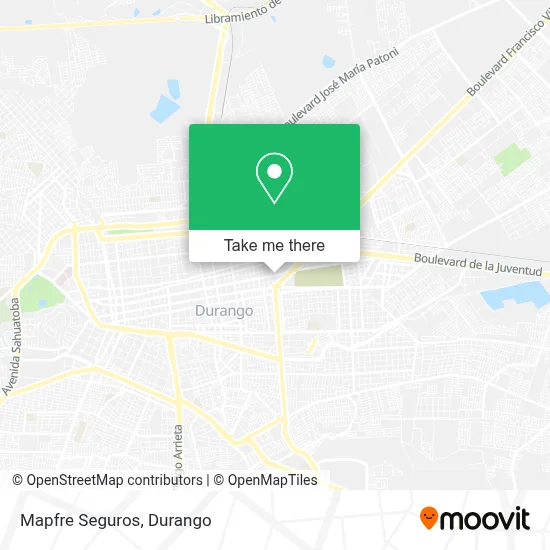 Mapfre Seguros map