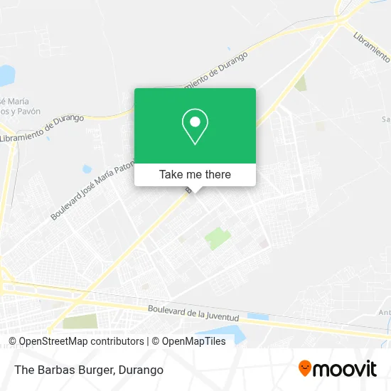 The Barbas Burger map