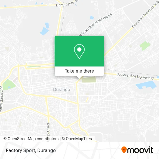 Factory Sport map