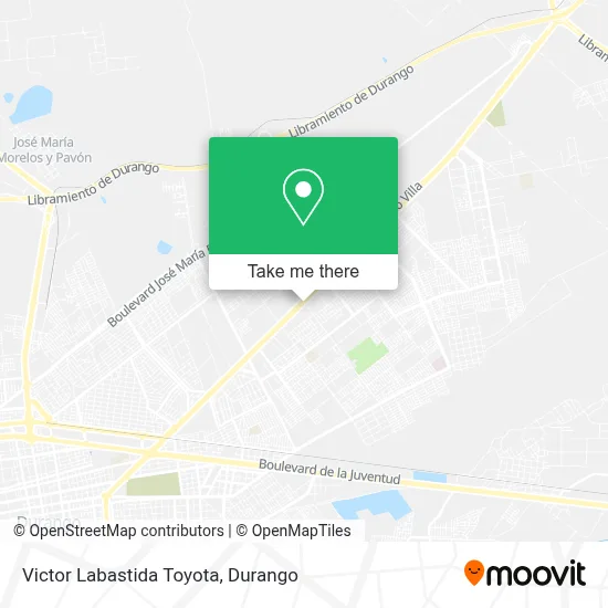 Victor Labastida Toyota map