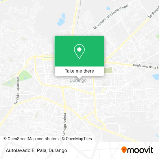 Autolavado El Pala map