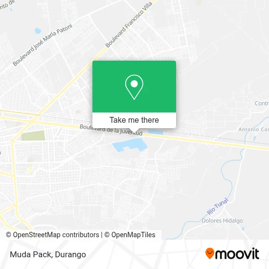 Muda Pack map
