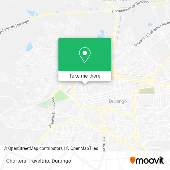 Charters Traveltrip map