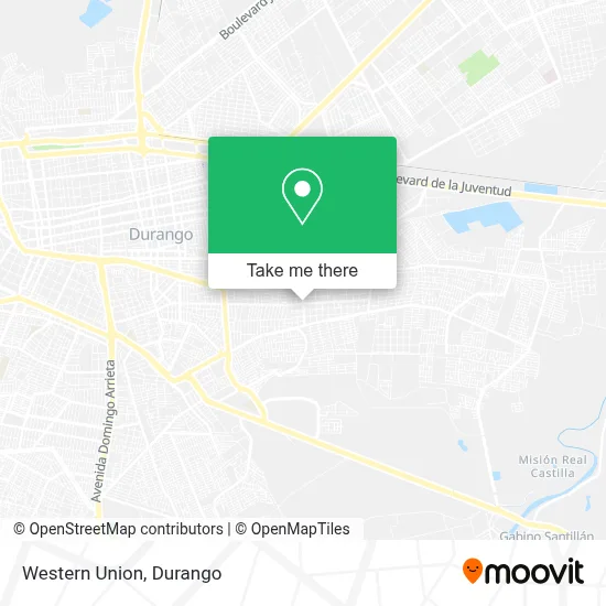 Western Union map