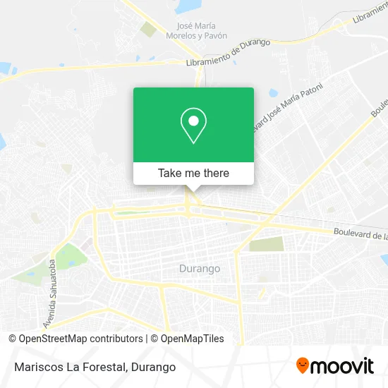 Mariscos La Forestal map