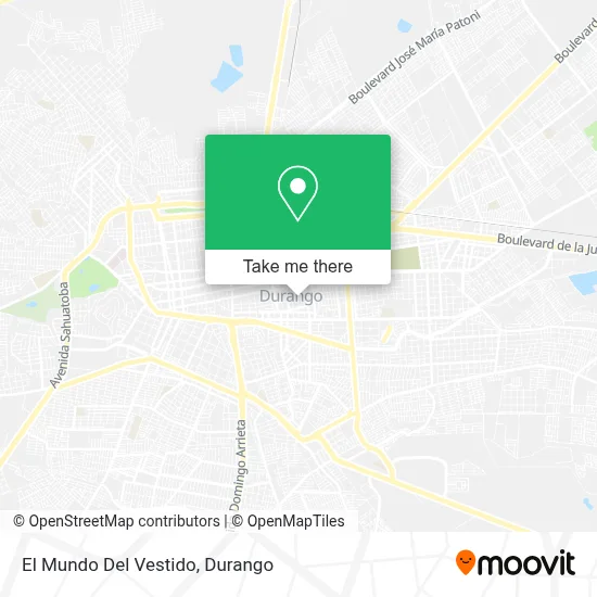 El Mundo Del Vestido map