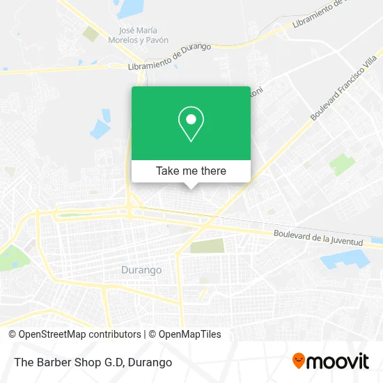The Barber Shop G.D map