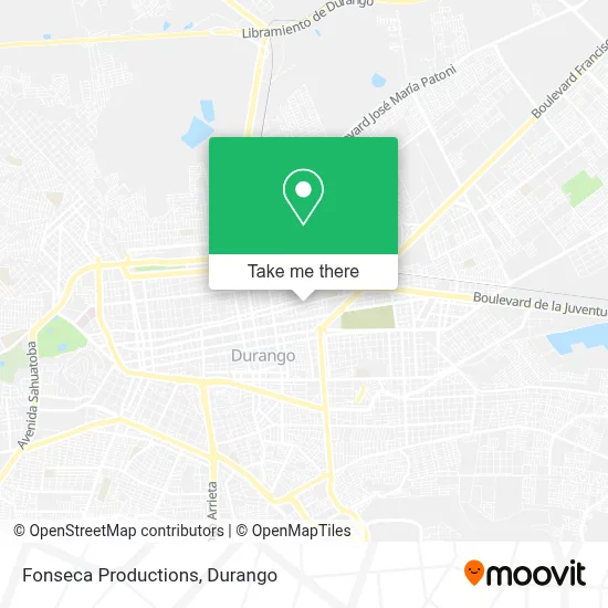 Fonseca Productions map