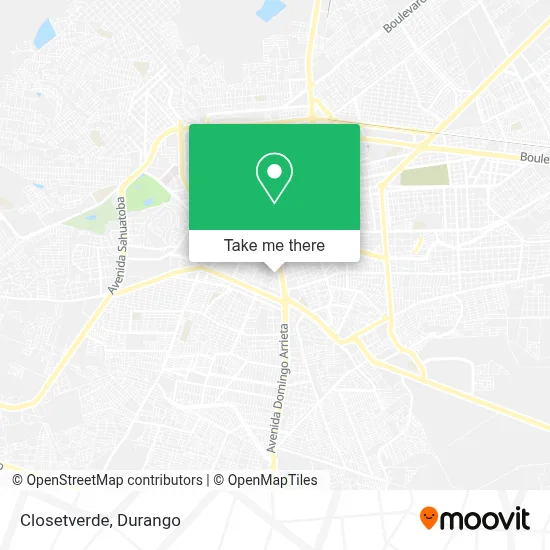 Closetverde map
