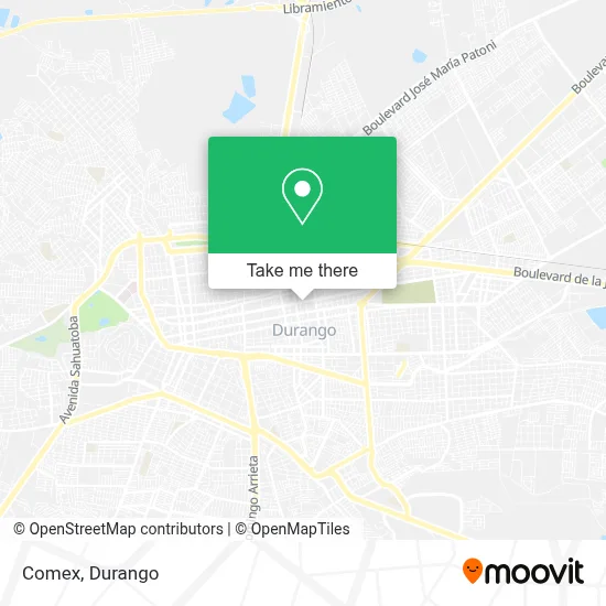 Comex map