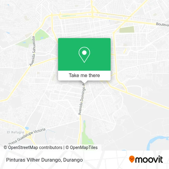 Pinturas Vilher Durango map