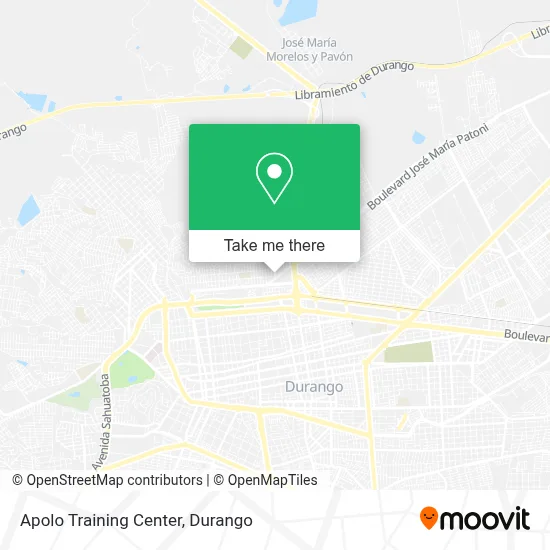 Apolo Training Center map