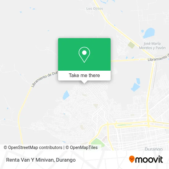 Renta Van Y Minivan map