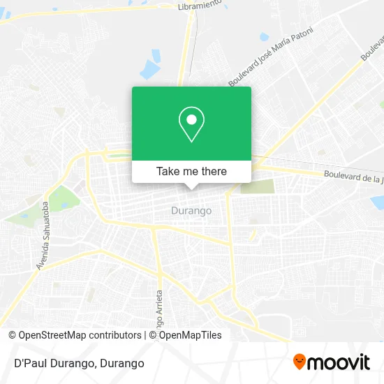D'Paul Durango map