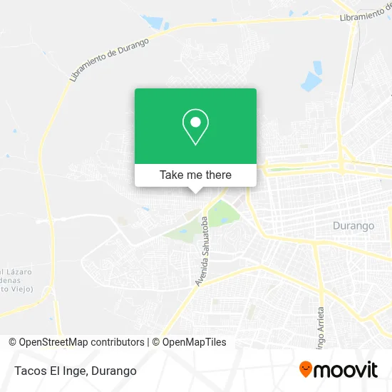 Tacos El Inge map