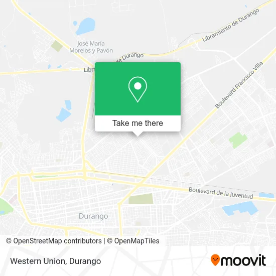 Western Union map