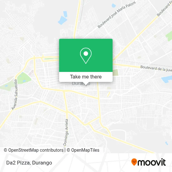 Da2 Pizza map