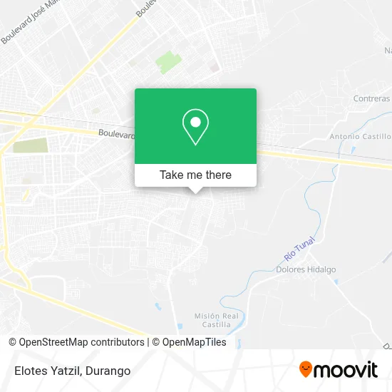 Elotes Yatzil map