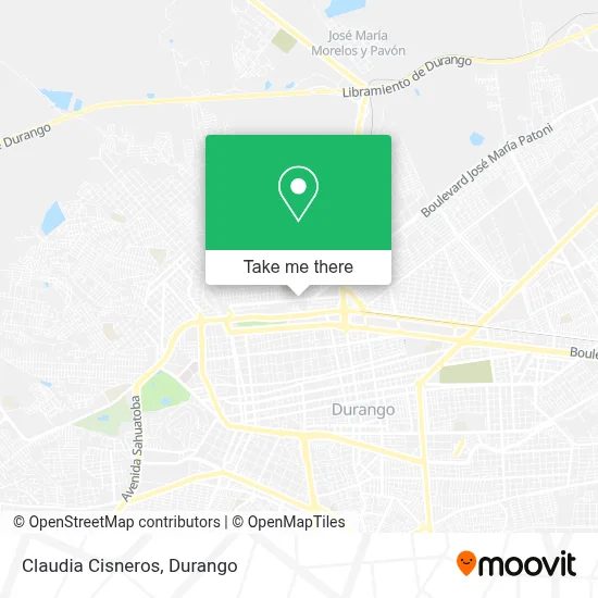 Claudia Cisneros map