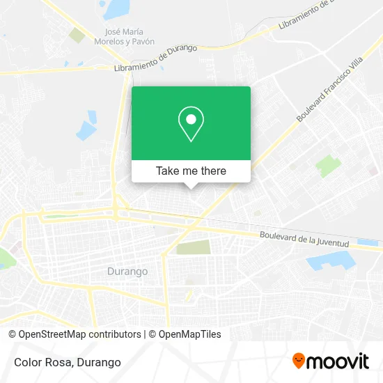 Color Rosa map