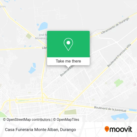 Casa Funeraria Monte Alban map
