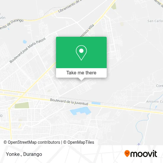 Yonke. map