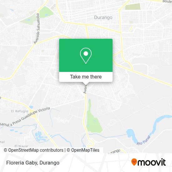 Floreria Gaby map