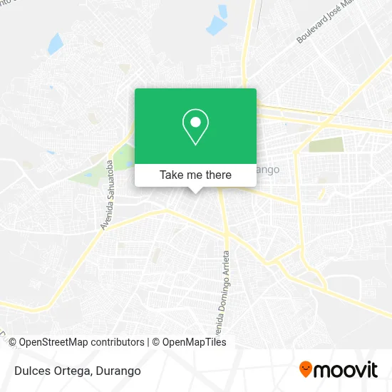 Dulces Ortega map