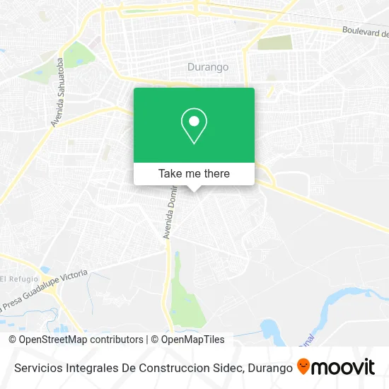 Servicios Integrales De Construccion Sidec map