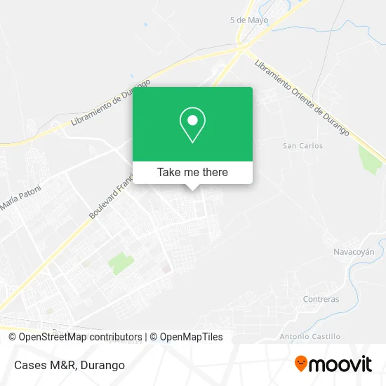 Cases M&R map
