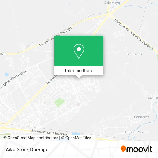 Aiko Store map