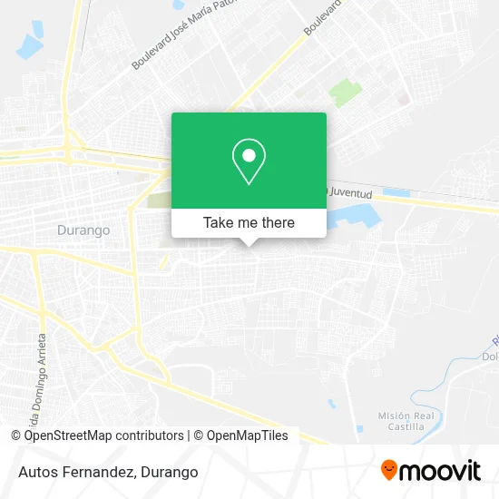 Autos Fernandez map