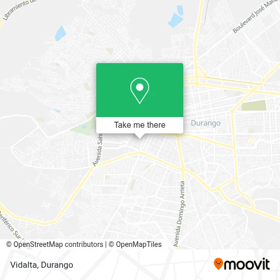 Vidalta map